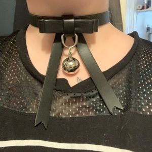 One like new Killstar faux leather Salem choker